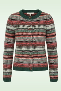 Seasalt - Percella Cove cardigan in donker forage mix