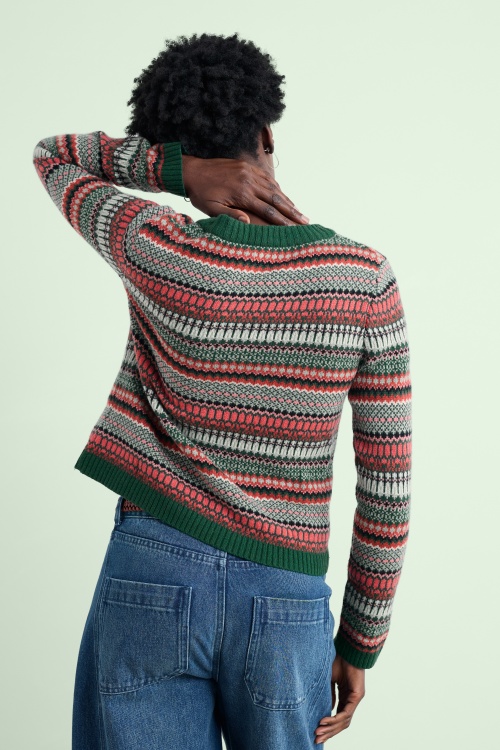 Seasalt - Percella Cove cardigan in donker forage mix 4