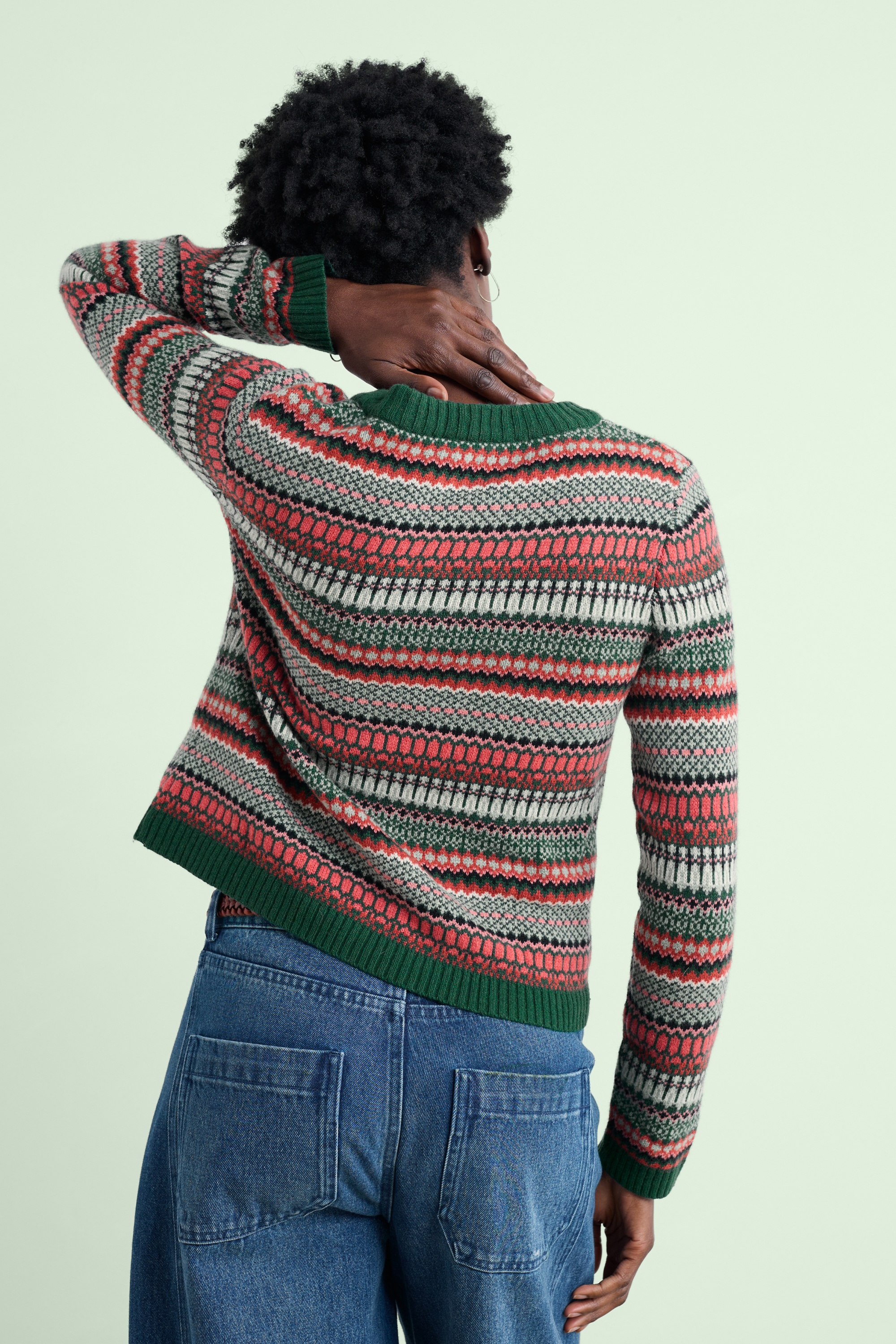 Seasalt - Percella Cove cardigan in donker forage mix 4