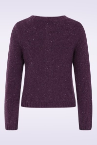 Seasalt - Dawson Pick cardigan in merino druifpaars 5