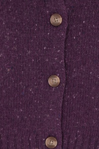 Seasalt - Dawson Pick cardigan in merino druifpaars 3