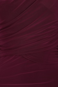 Vintage Chic for Topvintage - Topvintage exclusive ~ Rosalyn slinky pencil jurk in wijnrood 2