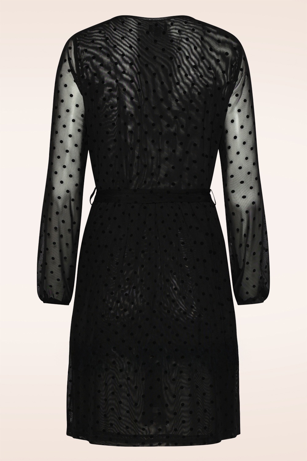 Smashed Lemon - Flock Party jurk in zwart 4