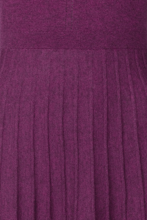 Seasalt - Folk Song midi jurk in amethist paars 3