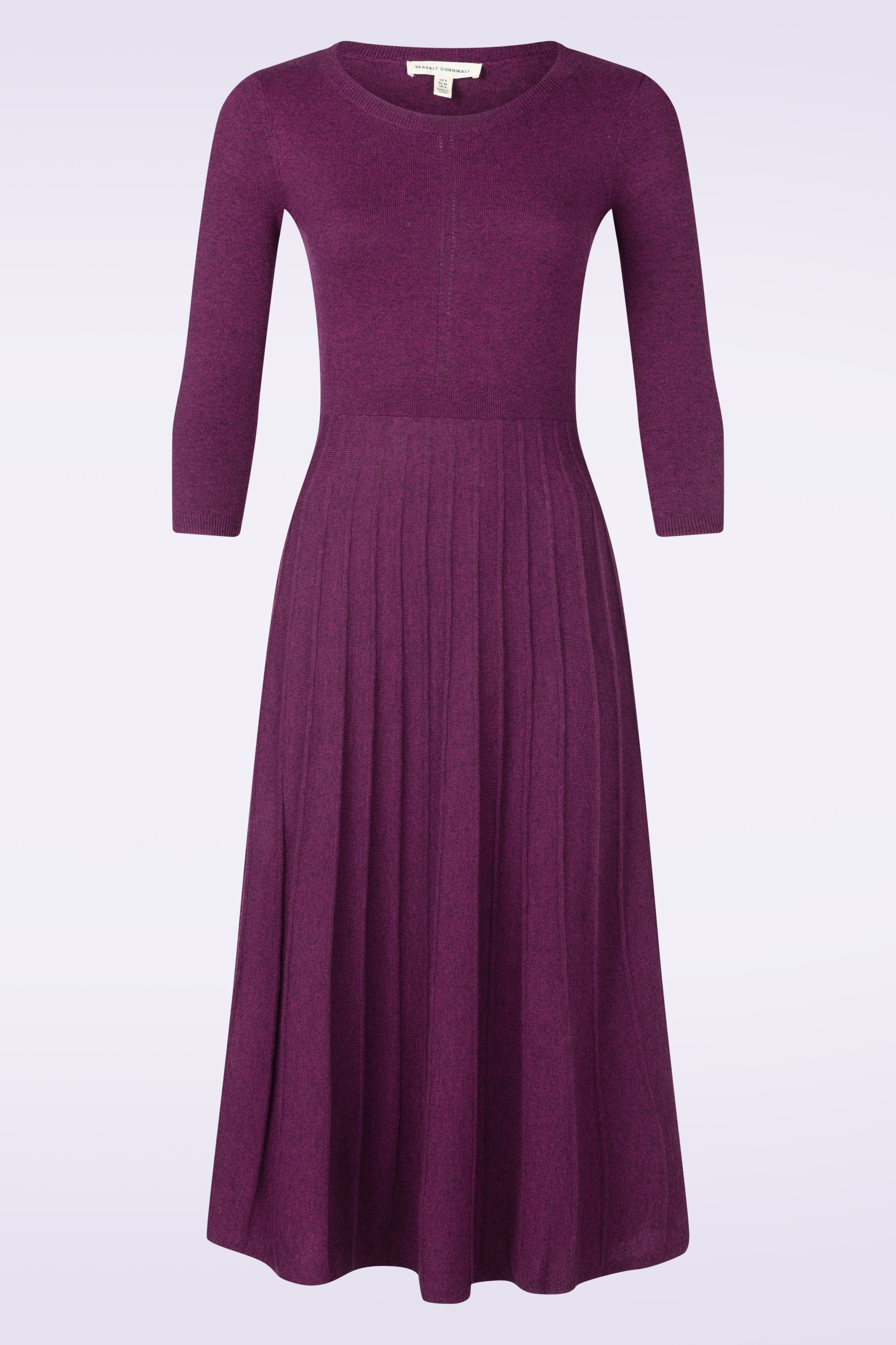 Seasalt - Folk Song midi jurk in amethist paars 2