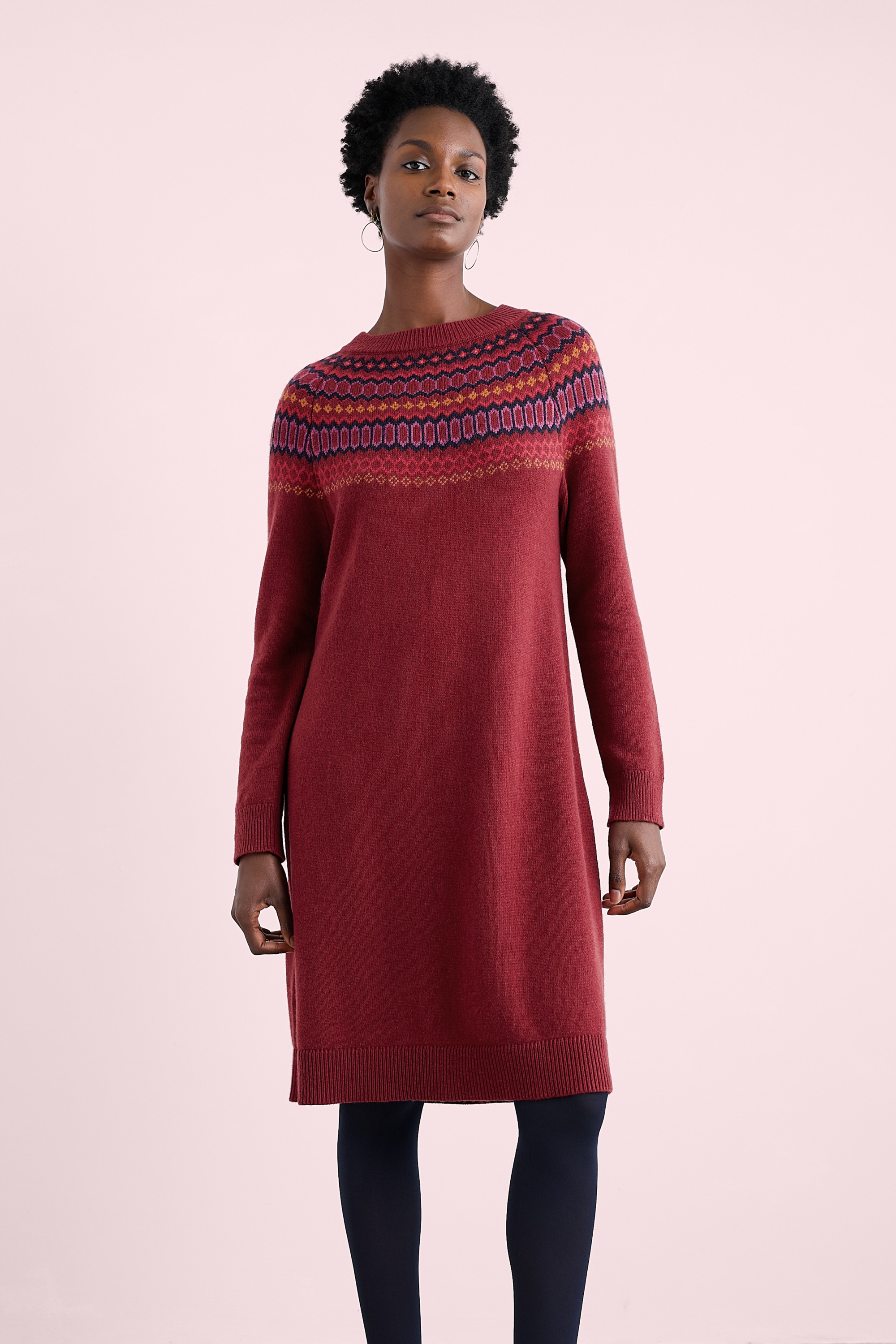 Seasalt - Bird Ring Modernist jurk in rood