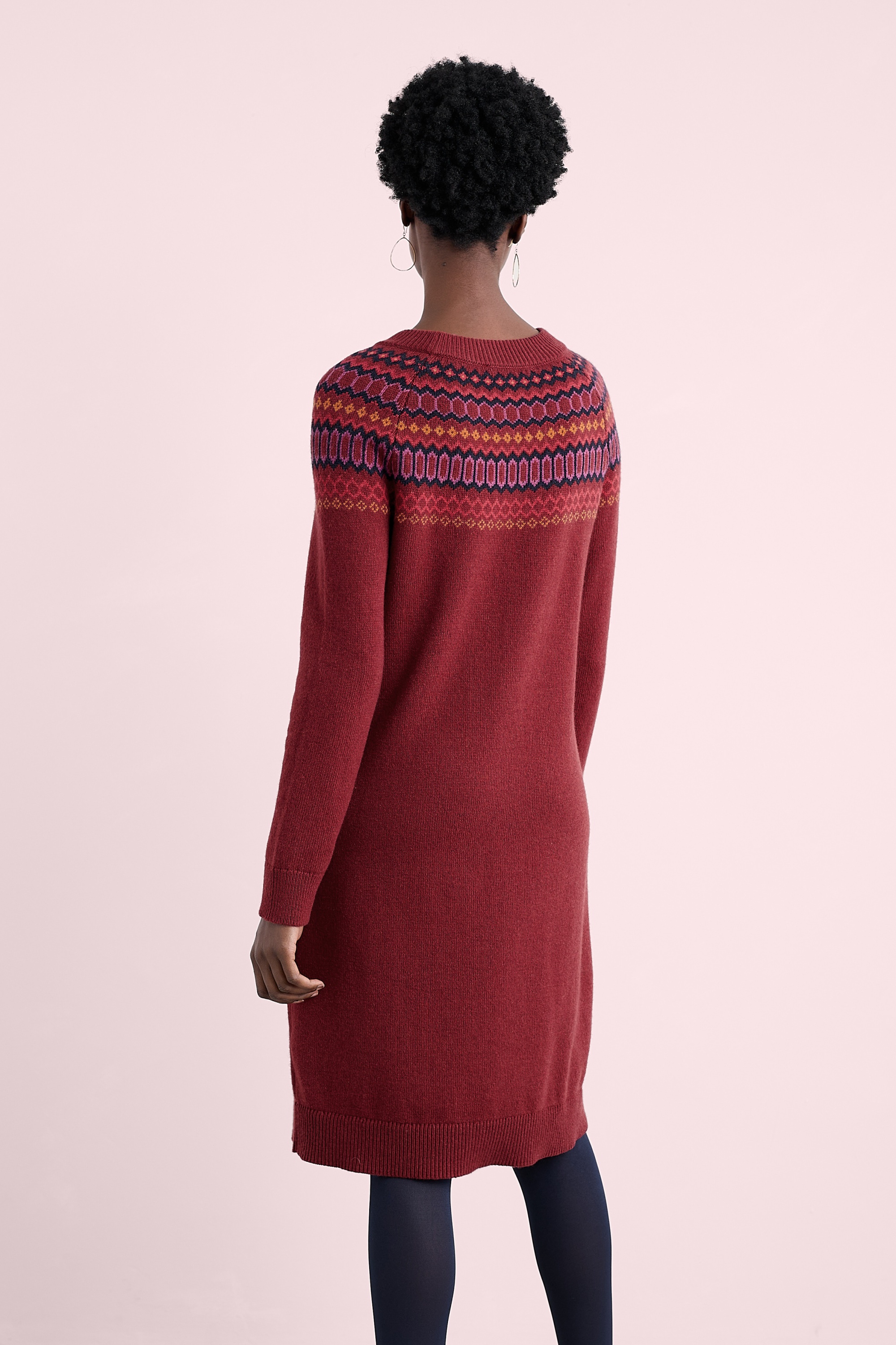 Seasalt - Bird Ring Modernist jurk in rood 4