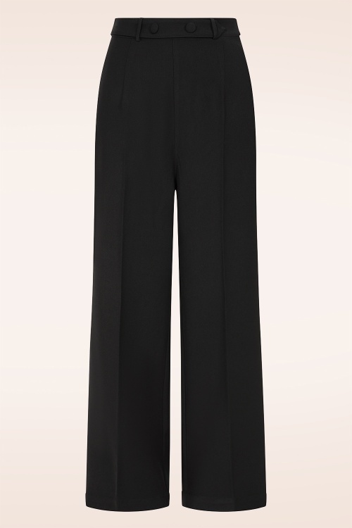 Banned Retro - Tailored Dream pantalon in zwart