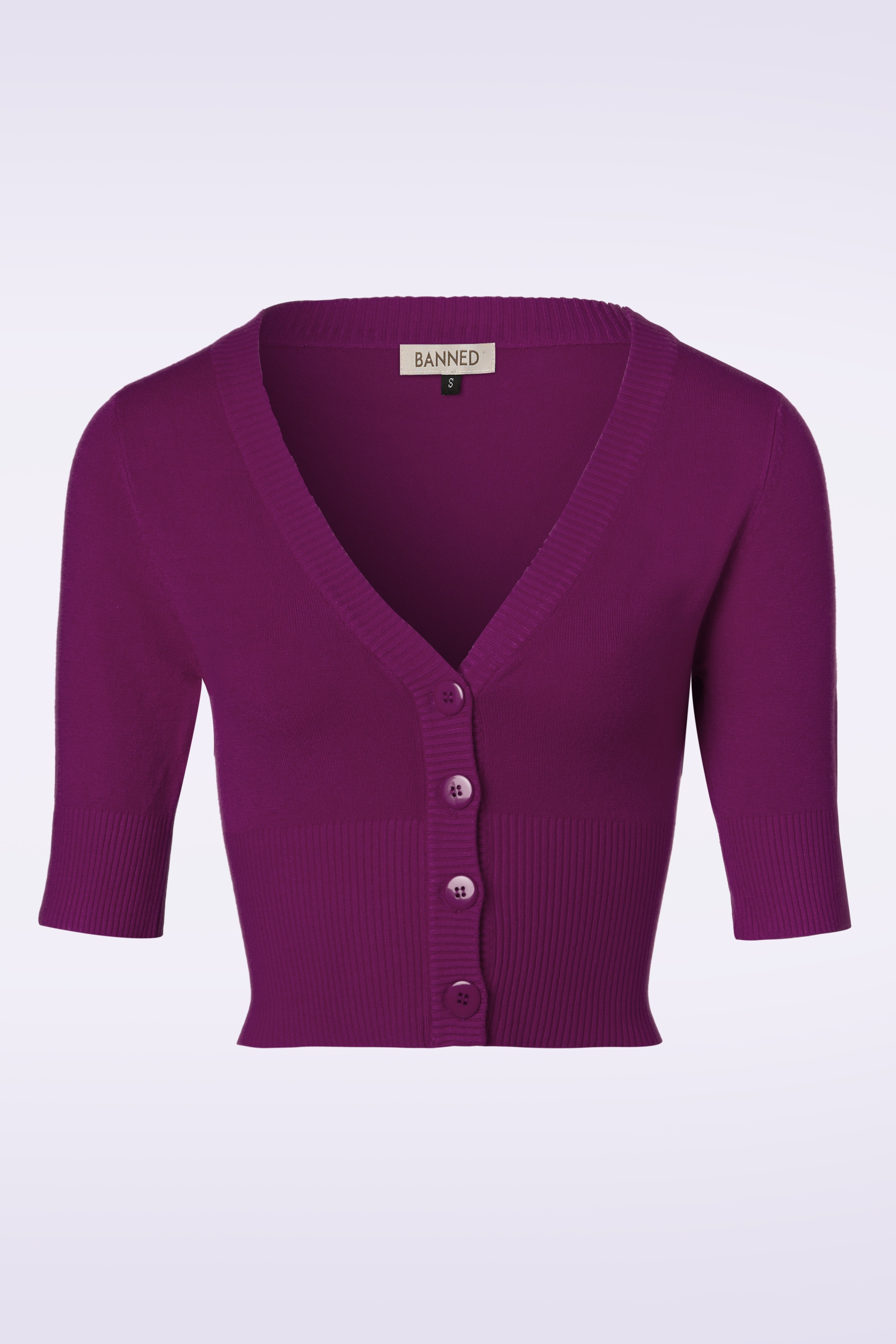 Banned Retro - Overload vest in aubergine 2