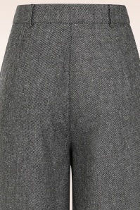 Banned Retro -  Statement Wide Leg pantalon in grijs 4