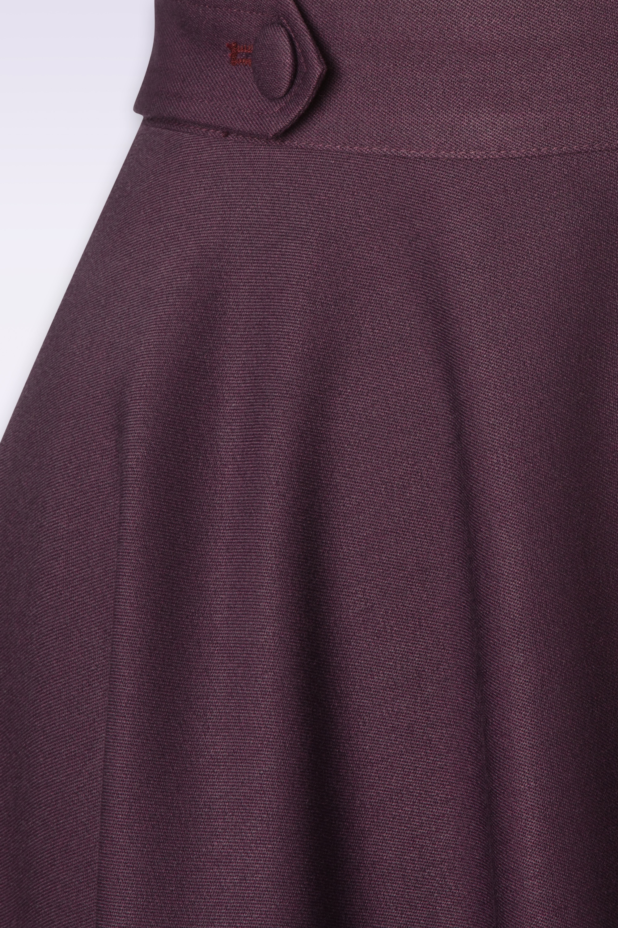 Banned Retro - Di Di swingrok in aubergine 4