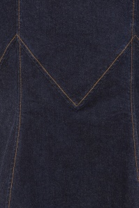 Rock-a-Booty - Topvintage exclusive ~ Rizzo pencil rok in donker denim 4