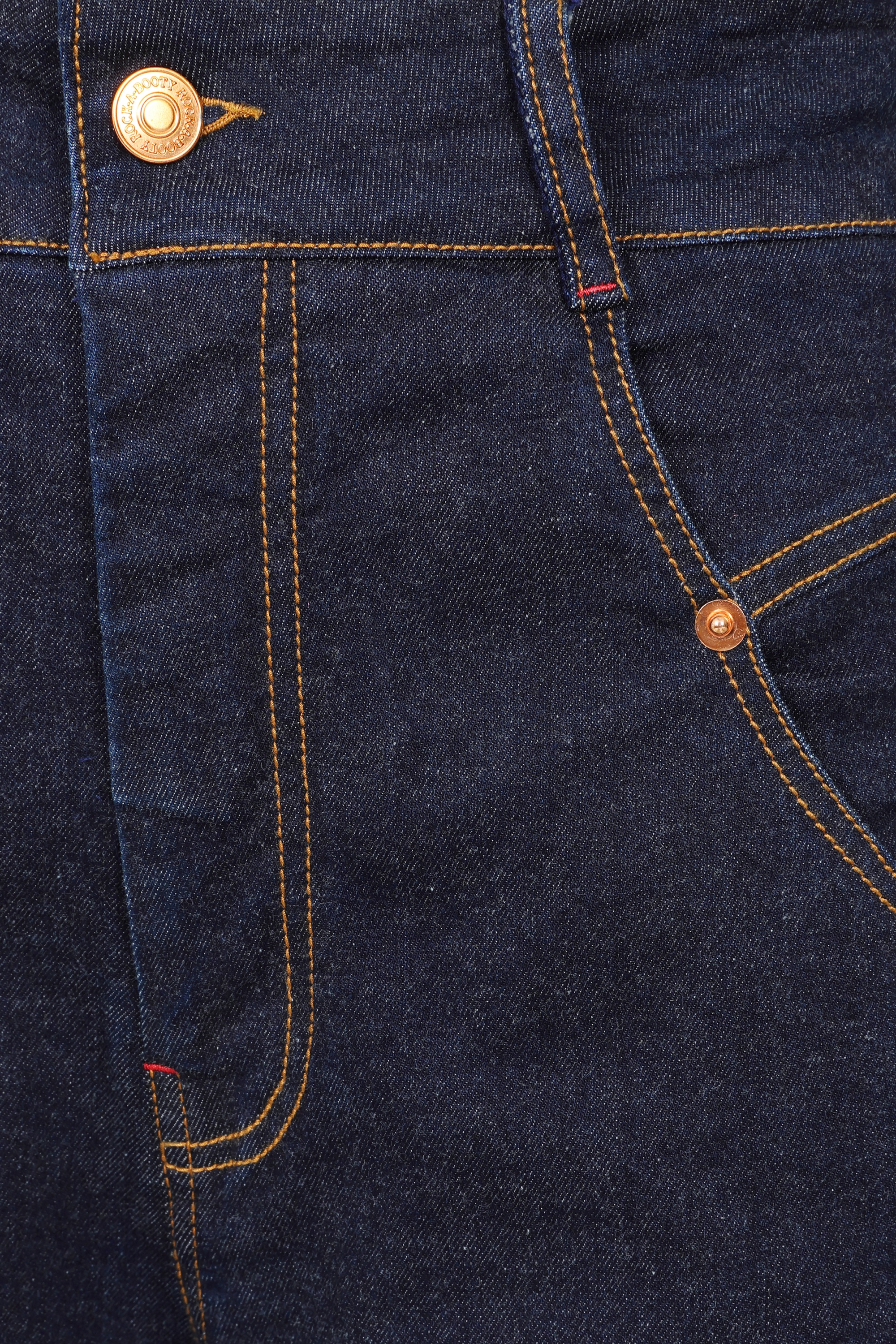 Rock-a-Booty - Topvintage exclusive ~ Audrey rechte jeans in donker denim 3