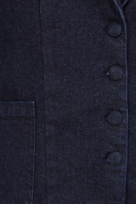 Rock-a-Booty - Topvintage exclusive ~ Mya blazer in donker denim 3