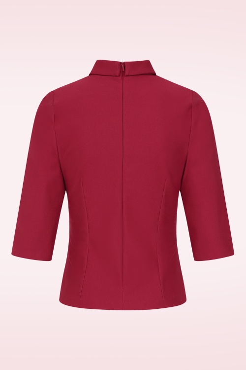 Rock-a-Booty - Topvintage exclusive ~ Sandra top in rood 5