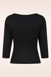 Rock-a-Booty - Topvintage exclusive ~ Ballet top in zwart 4