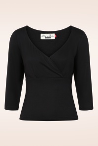 Rock-a-Booty - Topvintage exclusive ~ Ballet top in zwart 2