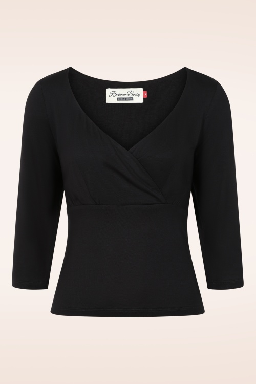 Rock-a-Booty - Topvintage exclusive ~ Ballet top in zwart 2