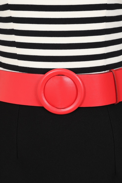 Rock-a-Booty - Dorene strepen pencil jurk in zwart en wit 3