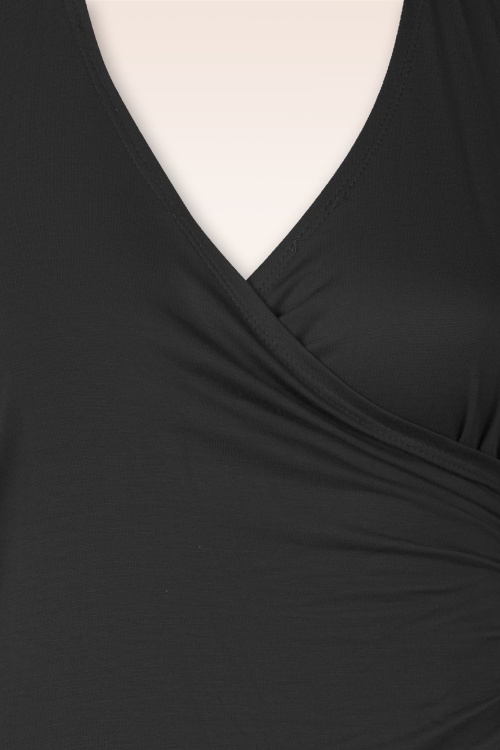 Topvintage Boutique Collection - Topvintage exclusive ~ Darla top in zwart 3