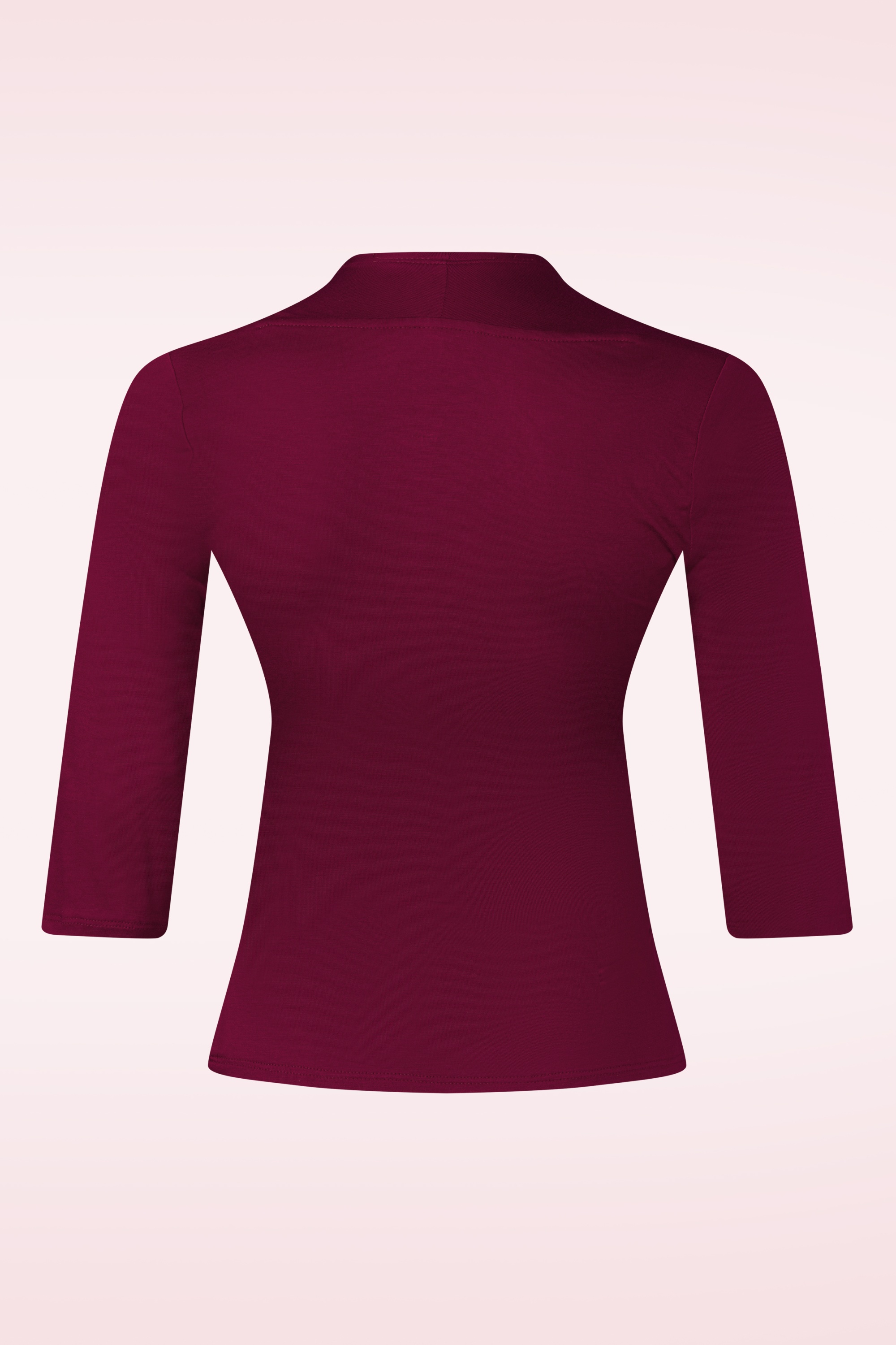 Topvintage Boutique Collection - Topvintage exclusive ~ Darla top in bordeauxrood 4