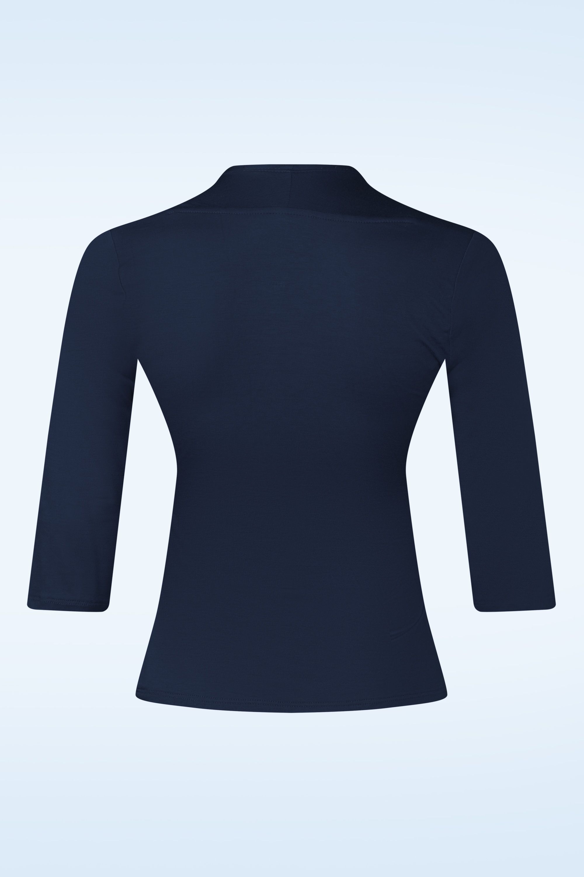 Topvintage Boutique Collection - Topvintage exclusive ~ Darla top in navy 4
