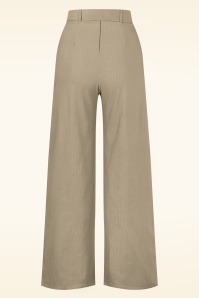 Vintage Chic for Topvintage - Topvintage exclusive ~ Sasha Pinstripe pantalon in beige 3