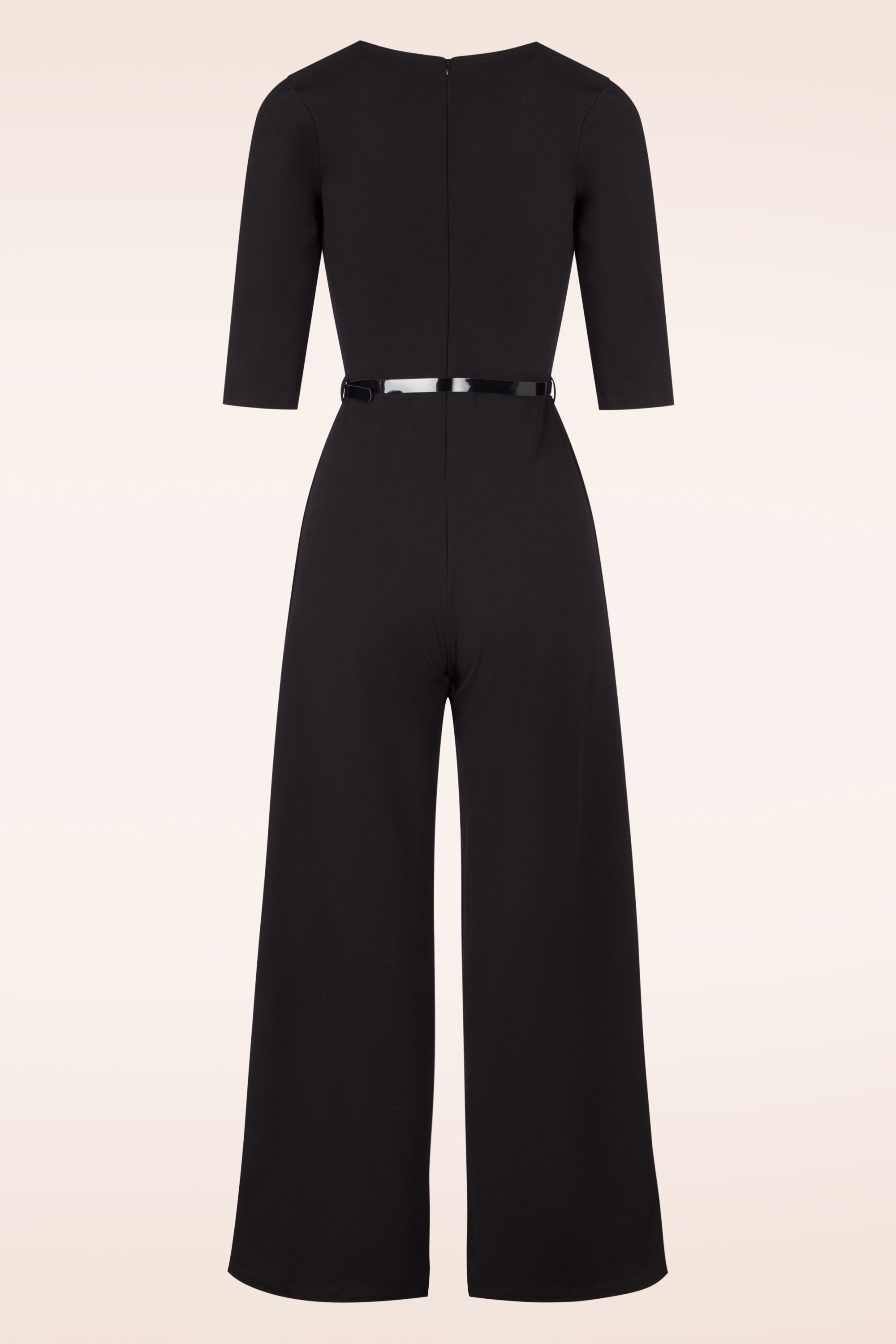 Vintage Chic for Topvintage - Topvintage exclusive ~ Suzan jumpsuit in zwart 3