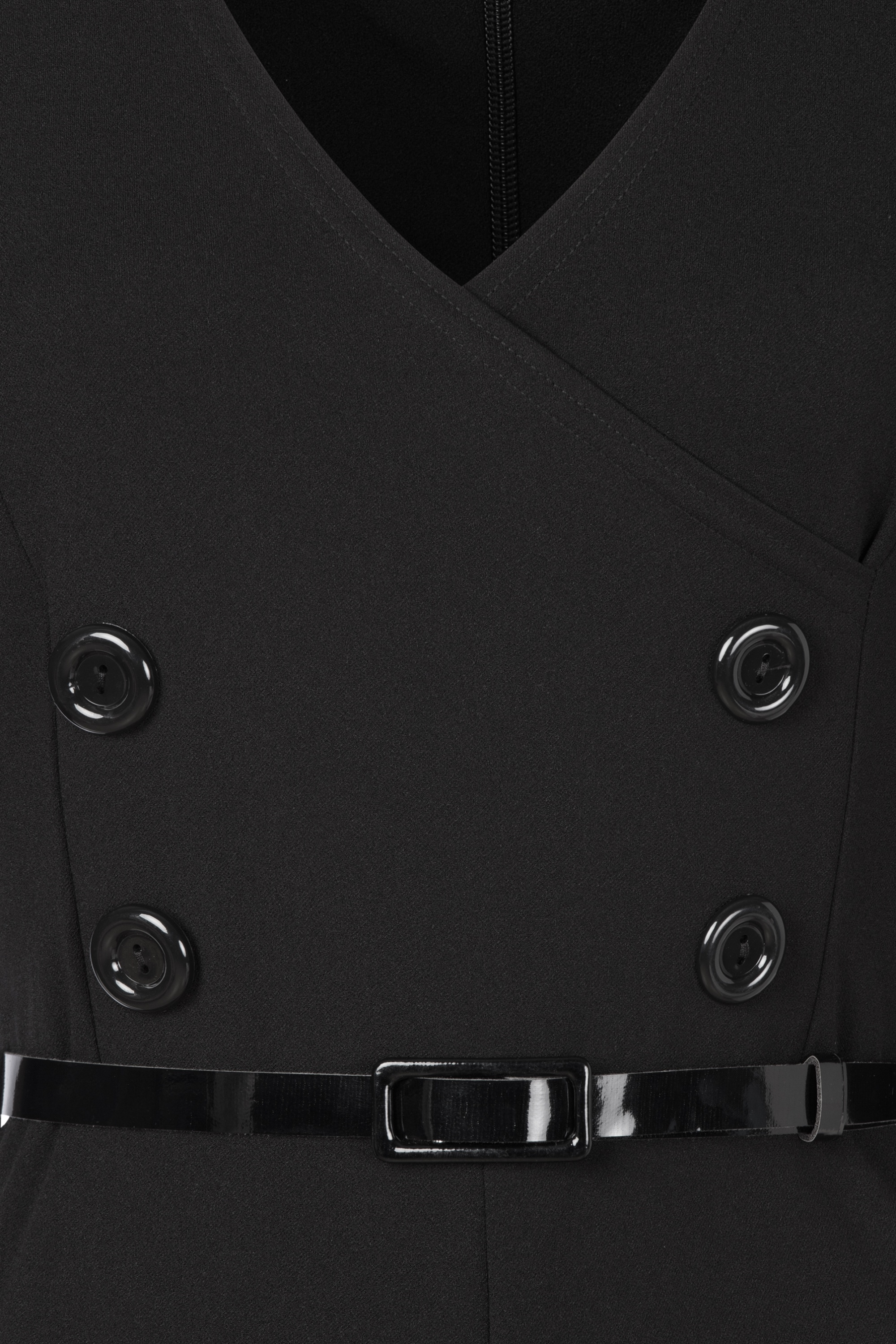 Vintage Chic for Topvintage - Topvintage exclusive ~ Suzan jumpsuit in zwart 2