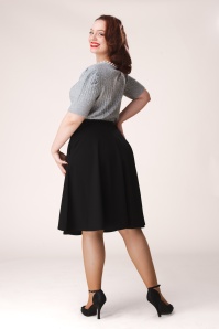 Vintage Chic for Topvintage - Topvintage exclusive ~ Sheila swingrok in zwart 3