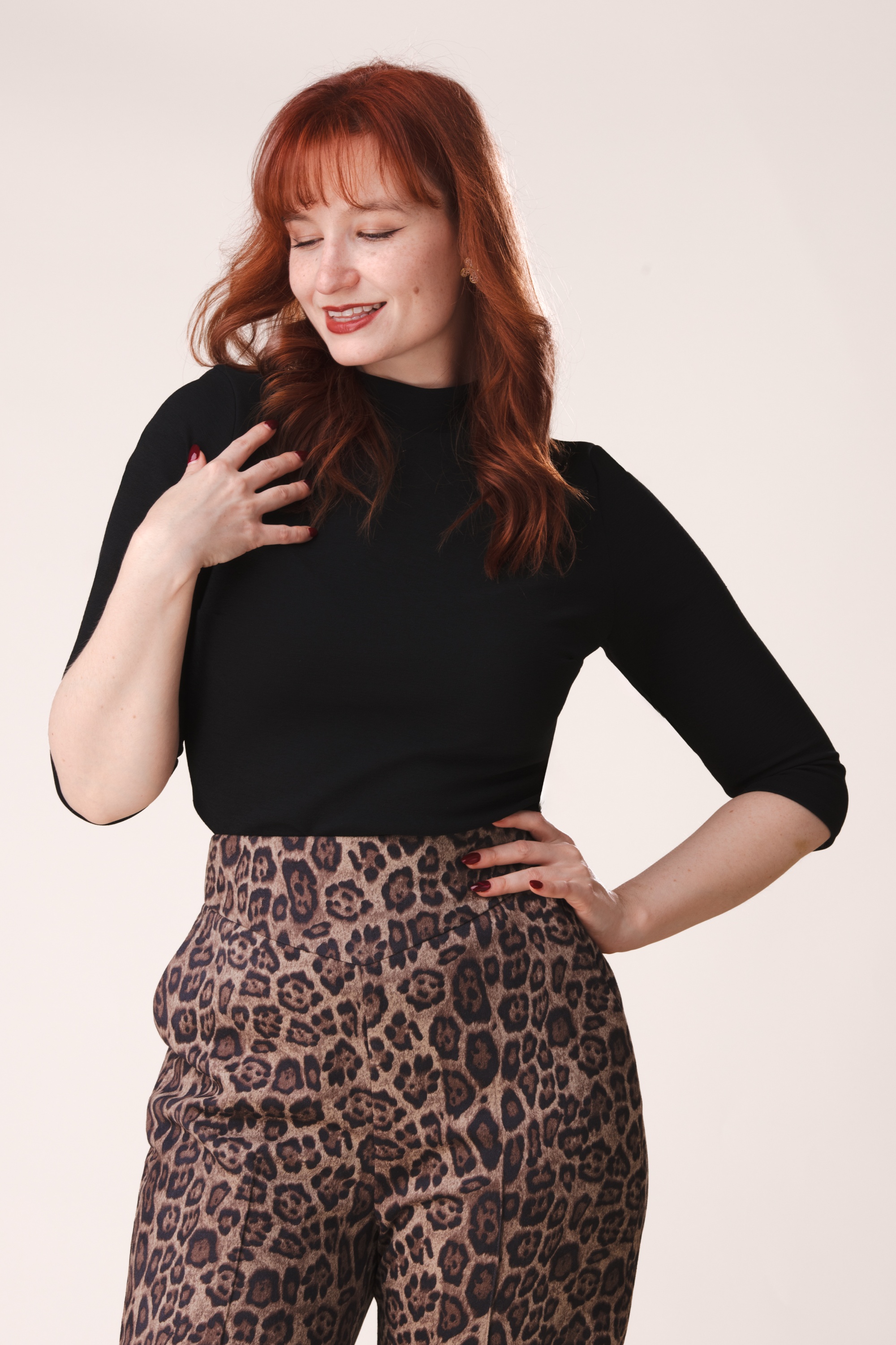 Vintage Chic for Topvintage - Topvintage exclusive ~ Mandi top in zwart