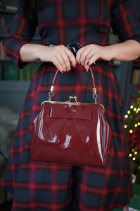 Banned Retro - California Nights lak handtas in bordeaux 2