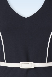 Vintage Chic for Topvintage - Topvintage exclusive ~ Betty penci jurk in navy 4