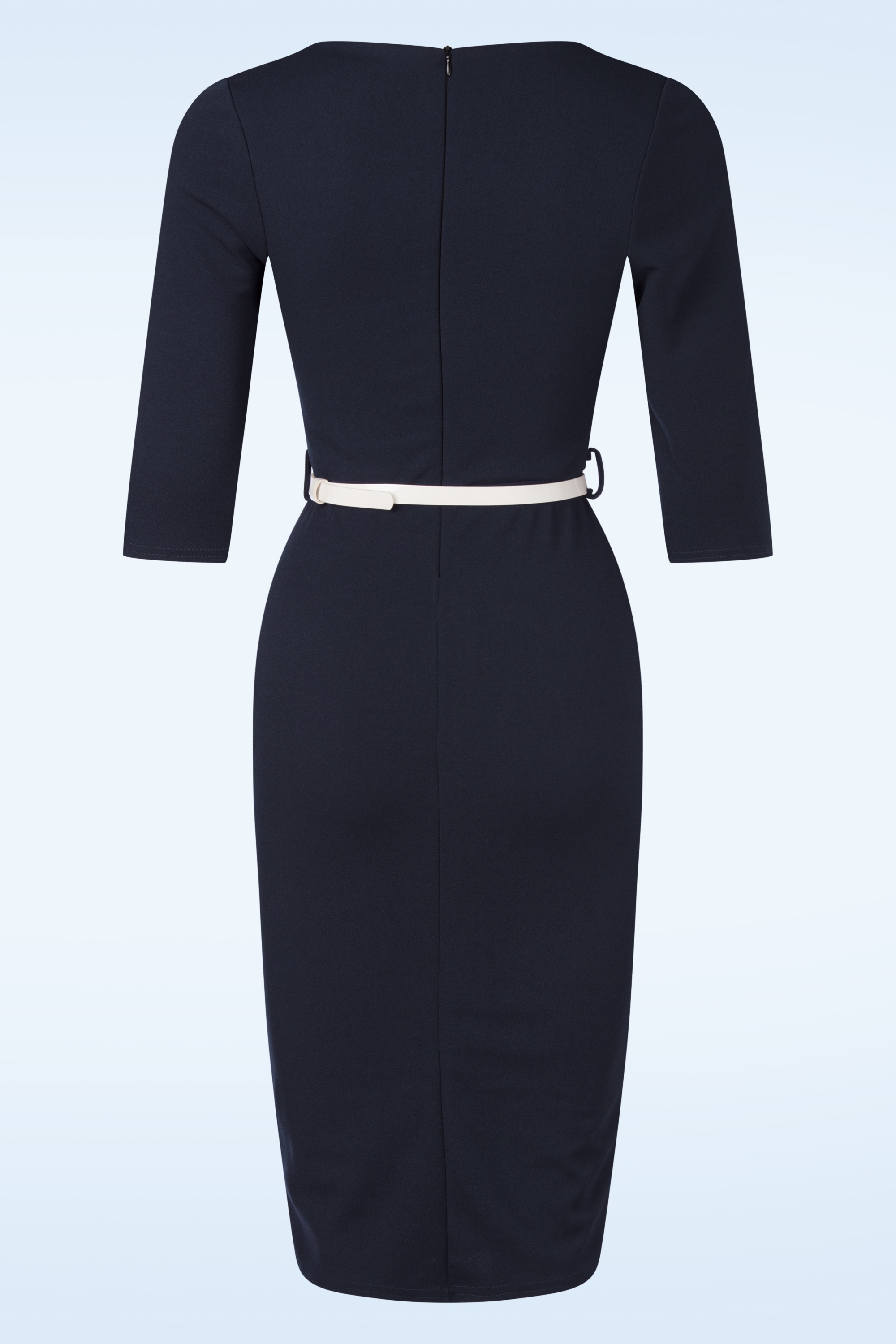 Vintage Chic for Topvintage - Topvintage exclusive ~ Betty penci jurk in navy 5