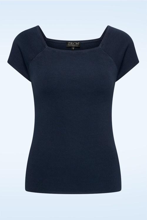 Zilch - Kaylie top in navy