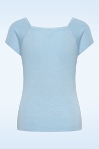 Zilch - Kaylie top in luchtblauw 2