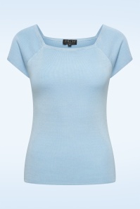 Zilch - Kaylie top in luchtblauw