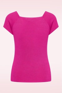 Zilch - Kaylie top in fuchsia 2