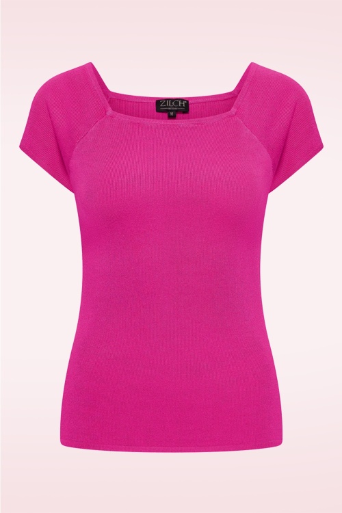 Zilch - Kaylie top in fuchsia