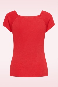 Zilch - Kaylie top in koraal bloesem  2