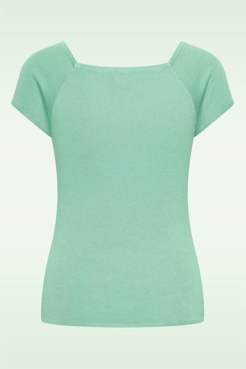 Zilch - Kaylie top in mintgroen 2