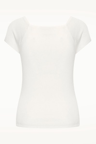 Zilch - Kaylie top in gebroken wit 2