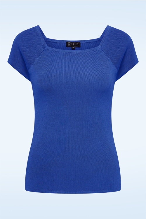 Zilch - Kaylie top in betoverend blauw