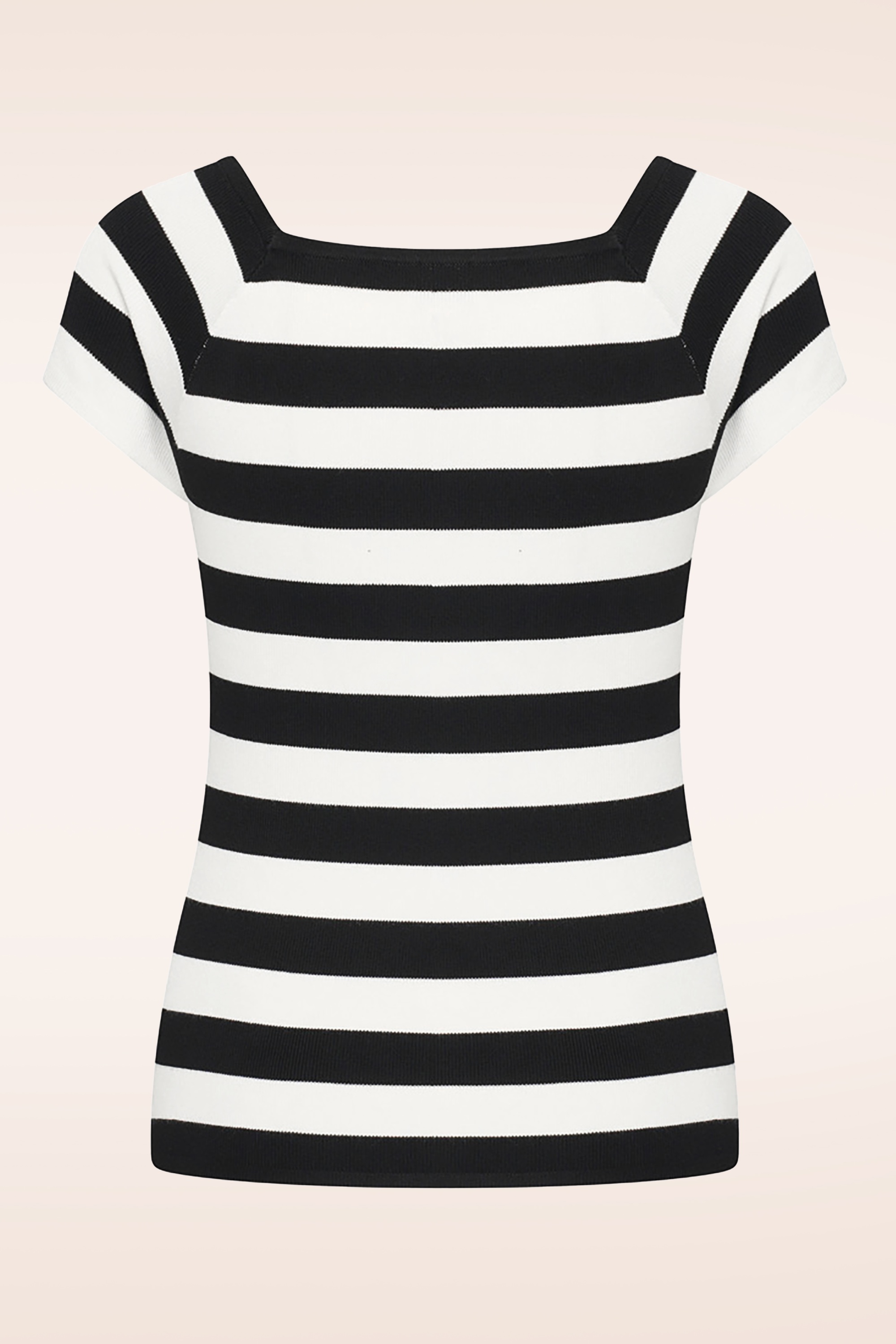 Zilch - Kaylie Two Tone top in zwart en wit 2