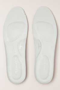 Tamaris - Luna sneakers in parelwit 4