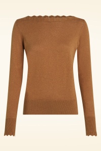 King Louie - Audrey Cocoon top in esdoorn oranje