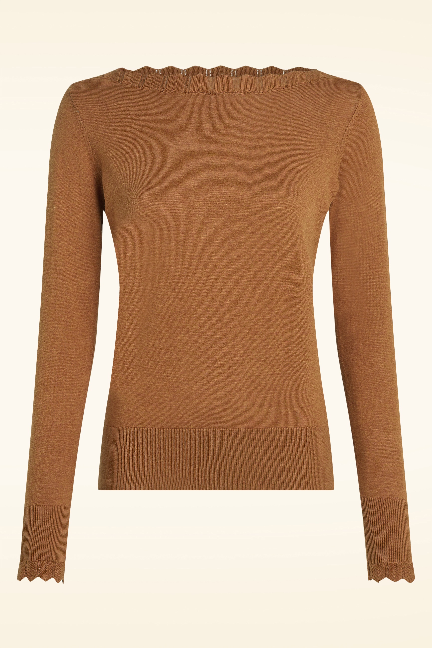 King Louie - Audrey Cocoon top in esdoorn oranje