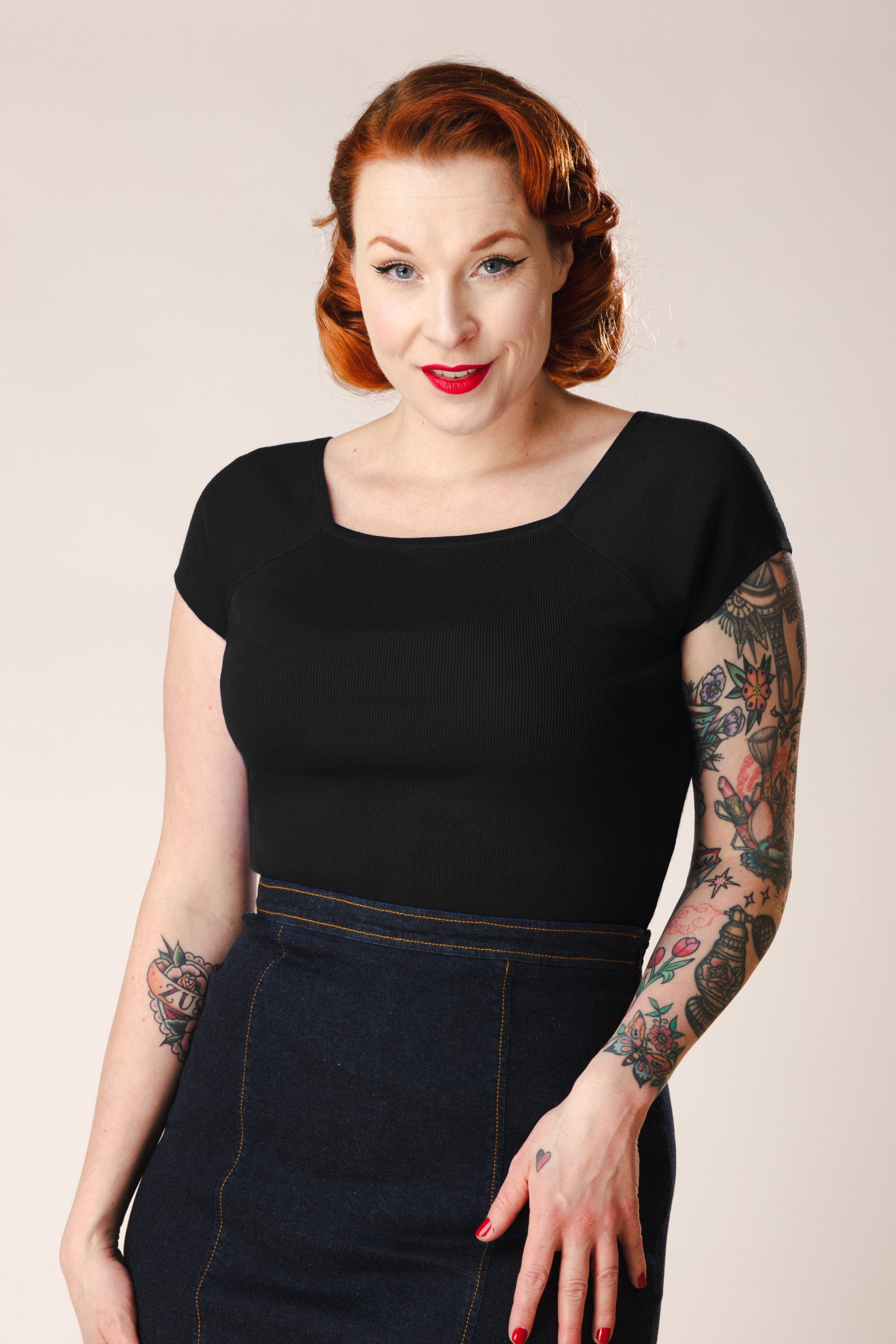 Zilch - Kaylie top in zwart