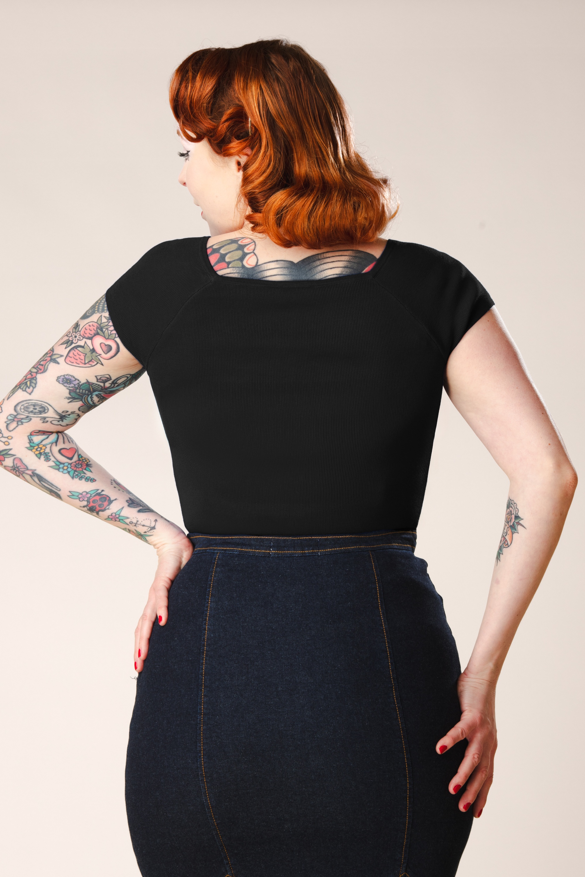 Zilch - Kaylie top in zwart 3