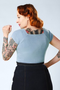 Zilch - Kaylie top in luchtblauw 3